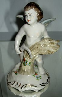   Wilhelm Rittirsch DRESDEN Germany Porcelain Putti Figure Figurine