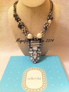 New Retired Stella Dot Limited Edition French Deco Necklace Beautiful