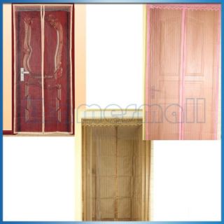  Mosquito Insect Fly Net Mesh Magnetic Door Curtain Screen Decoration