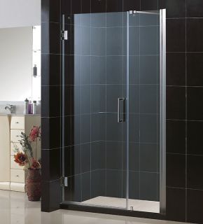 Unidoor Frameless 48 49 inch Adjustable Shower Door
