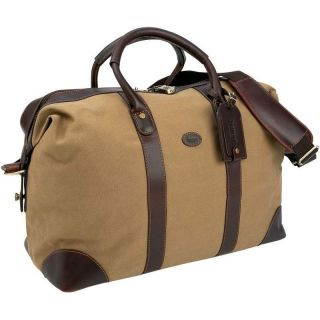 Baron Brown Canvas Cassino Country Duffle Bag Outdoor Hunting Leather
