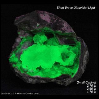 Dugway Geode Flower Fluorescent Quartz Minerals Gems SCB