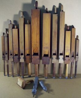 VINTAGE PIPE ORGAN PIPES, BEAUTIFUL AND UNUSUAL IN GREAT SHAPE