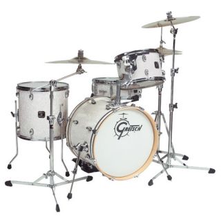 Gretsch drums sets Catalina Club Jazz White Pearl 4 piece kit Mahogany