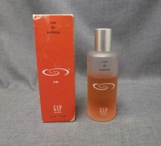 RARE Gap Om Eau De Toilette Perfume 4oz Women Spray Fragrance orange