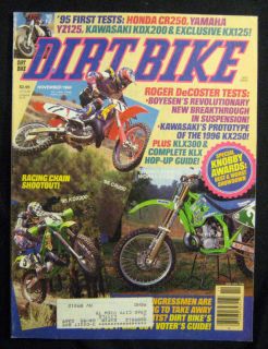  Dirt Bike Magazine November 1994 Honda CR250