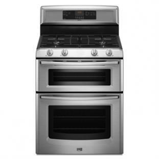 Maytag Gemini Series MGT8655XS 30 Freestanding Double Oven Gas Range
