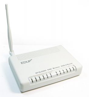 New EDUP 11g 54M Wireless ADSL2 DSL WiFi Modem Router