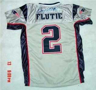 Doug Flutie New England Patriots Signed Practice Shirt
