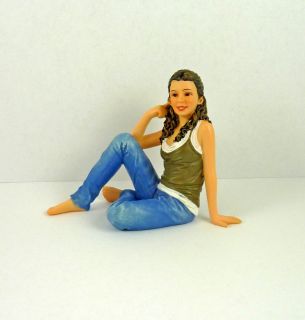 Dollhouse Miniature Resin Doll Young Woman Kate