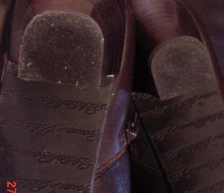Eddie Bauer Sz 10W Brown Leather Tall Boots VGC