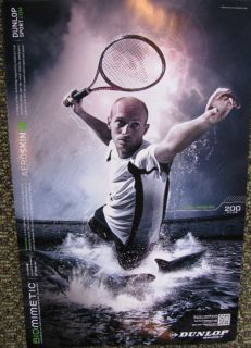 Nikolay Davydenko Dunlop Tennis Racquet Poster Biometic