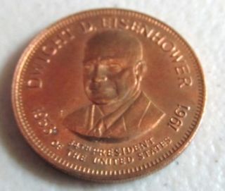 Dwight D Eisenhower 34th President of The United States Coin Token PC5