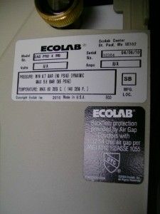 ecolab oasis pro ultra 1 dispenser mop bucket new