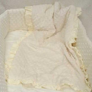 Heavenly Soft Solid Ecru Baby Cradle Bedding by American Baby