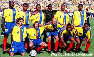 Rare Ecuador World Cup soccer jersey MENS XL 2002 FIFA Authentic