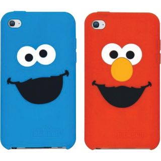 DreamGear iPod Touch 4 Gen Elmo and Cookie Monster Silicone Cases
