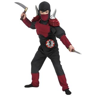  Shadow Ninjas Deluxe Muscle Dress Up Halloween Child Costume