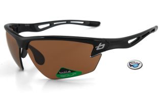 NEW $150 BOLLE DRAFT SUNGLASSES   BLACK / EAGLE VISION 2 GOLF SPECIFIC