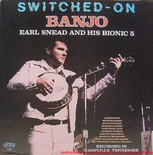  record title switched on banjo artist earl snead and his bionic