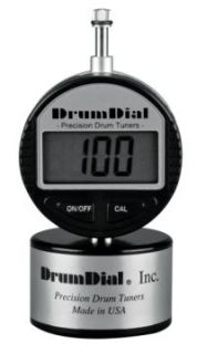 New Digital Drumdial Drum Dial Tuner Case Tuning Key