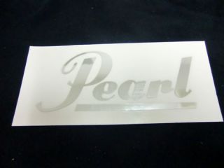 Pearl Drums Bass Drum Case Rack or Bumper Sticker Decal