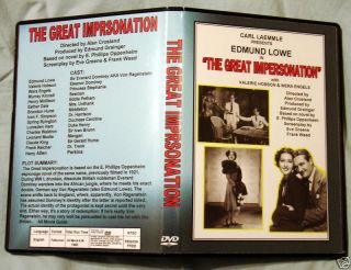  The Great Impersonation DVD Edmund Lowe