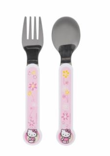 Hello Kitty Bows 2 Piece Cutlery Set Fork Spoon Dinner
