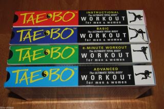  VHS Instructional Basic Advanced 8 Minute Workout Billy Blanks