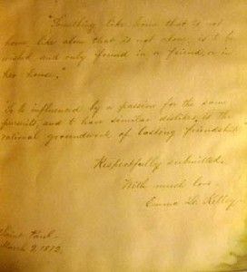 RARE Antique Letters Calligraphy Edward Hale 1860s MN