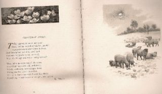RARE 1880s E Nesbit Poetry Winter Times Spring Time Illustrated