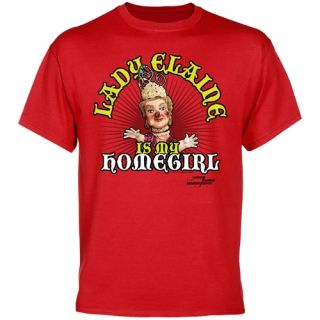  lady elaine t shirt red okay toots honor your fave puppet on