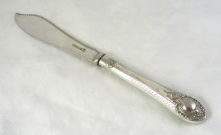 Martin Hall & Co. Sheffield England Silverplate Fish Knife 1895
