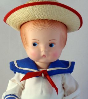 Effanbee 1987 Patsy Doll in Sailor Outfit and Hat 14 Tall Ltd Ed