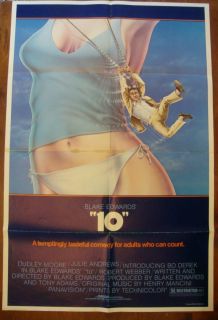 10 Original 1979 Movie Poster BO DEREK & DUDLEY MOORE