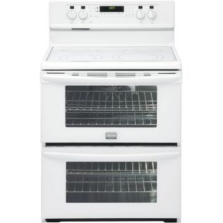  White Gallery 30 Electric Double Oven Range FGEF306TMW