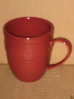 PAPRIKA Red Jumbo Coffee Cup Tea Mugs & WI MUG TREE Longaberger