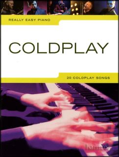 Really Easy Piano Coldplay Sheet Music Book Enlarged Preview