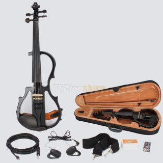 new 4 4 electric violin for cecilio 4 strings black