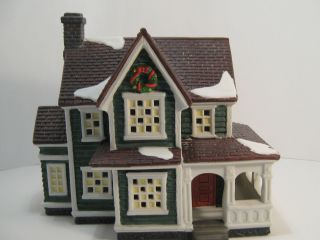 Hartland Valley Village Lighted Victorian HOME1996 OWell Novelty Co