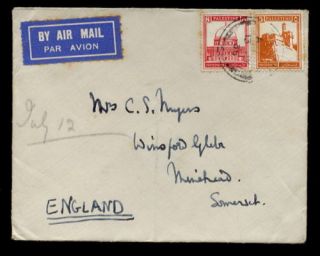 Palestine Military 1936 Royal Engineers Airmail Cover