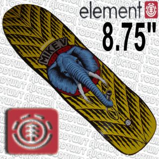 Element Mike Vallely Tribute Skateboard Deck 8 75 Wide