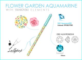 Sakox Flower Garden Swarovski Elements Handmade Ballpoint Pens A Set