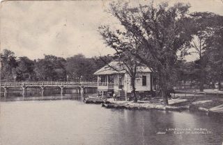 Lansdowne Park East St Louis IL 1900s Postcard