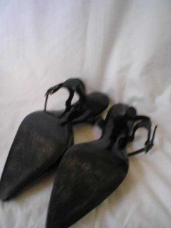 Stephane Kelian Stunning Black Leather Heels 3 75 Must See 