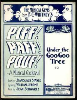 paff pouf 1904 eddie foy under the goo goo tree