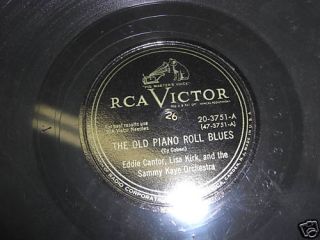 Eddie Cantor Victor 78 RPM Record Sammy Kaye 20 3751