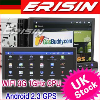 ES777DE 7 2 DIN HD Autoradio Car DVD Player Tablet PC Android 2 3 GPS