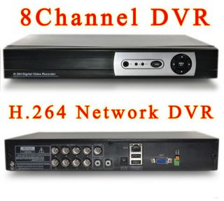 8CH Standalone Video Recorder DVR f Surveillance Security CCTV IR
