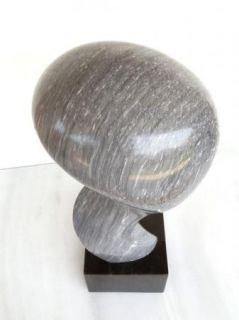 Allen Dwight Original Signed Abstract Modernist Solid Marble Sculpture